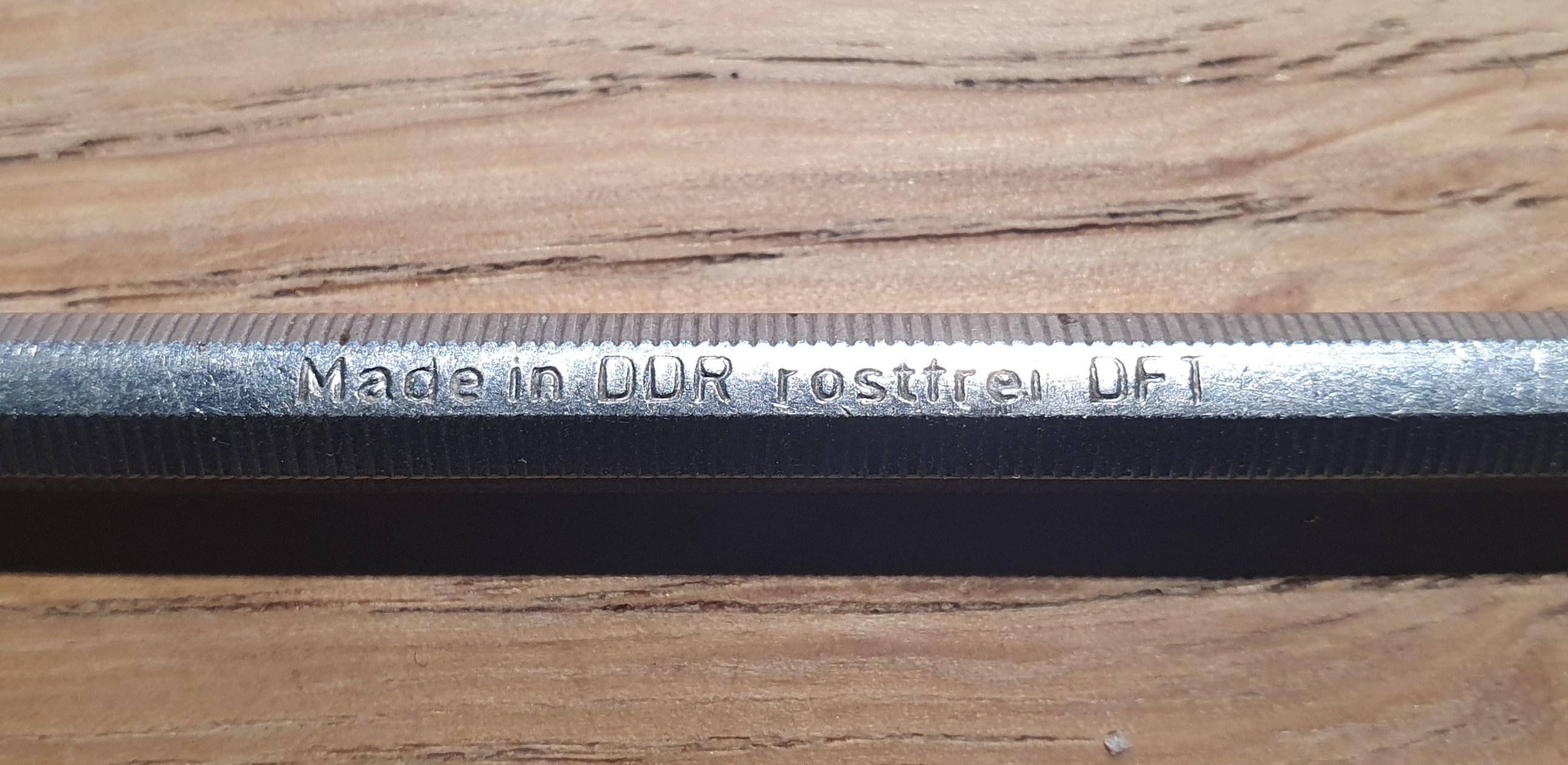 Pick on which is written "Made in DDR rostfrei DFT"