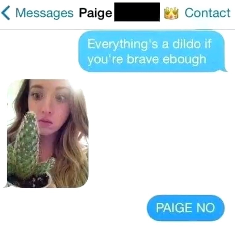 Paige, No!