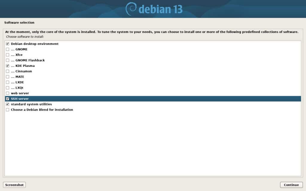 Debian installer