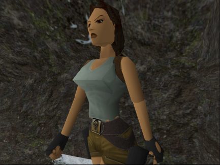 Lara Croft pointy top