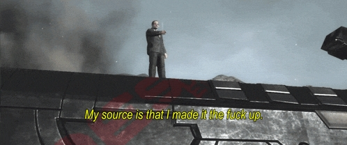 My source is that I made it the fuck up!