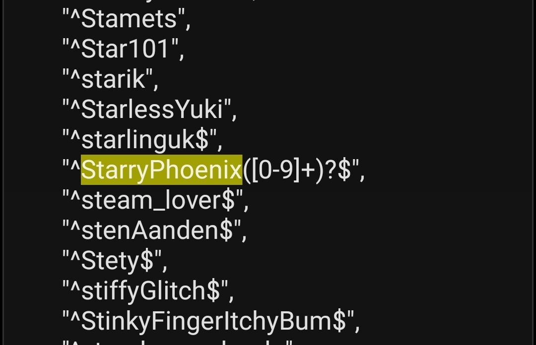 ^StareyPhoenix([0-9]+)?$