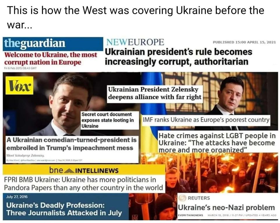 Corruption problem before the war