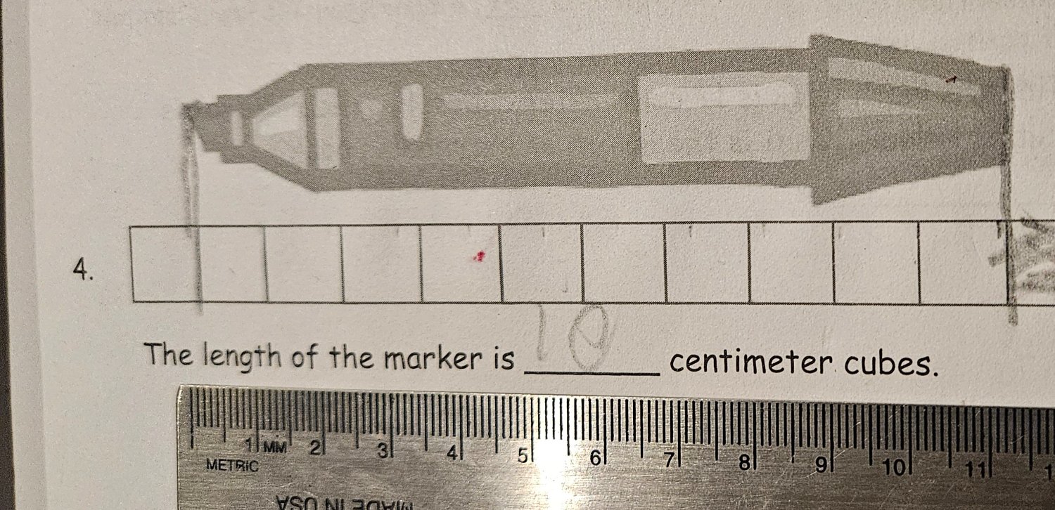 same thing with a metal ruler