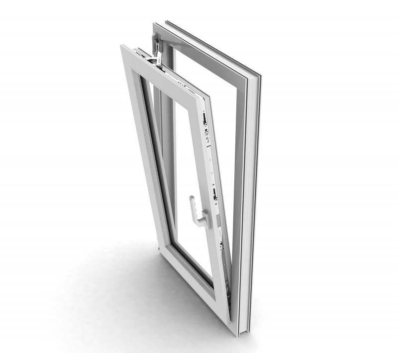 Bottom-hung window