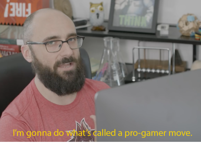 Michael Stevens, pro gamer move