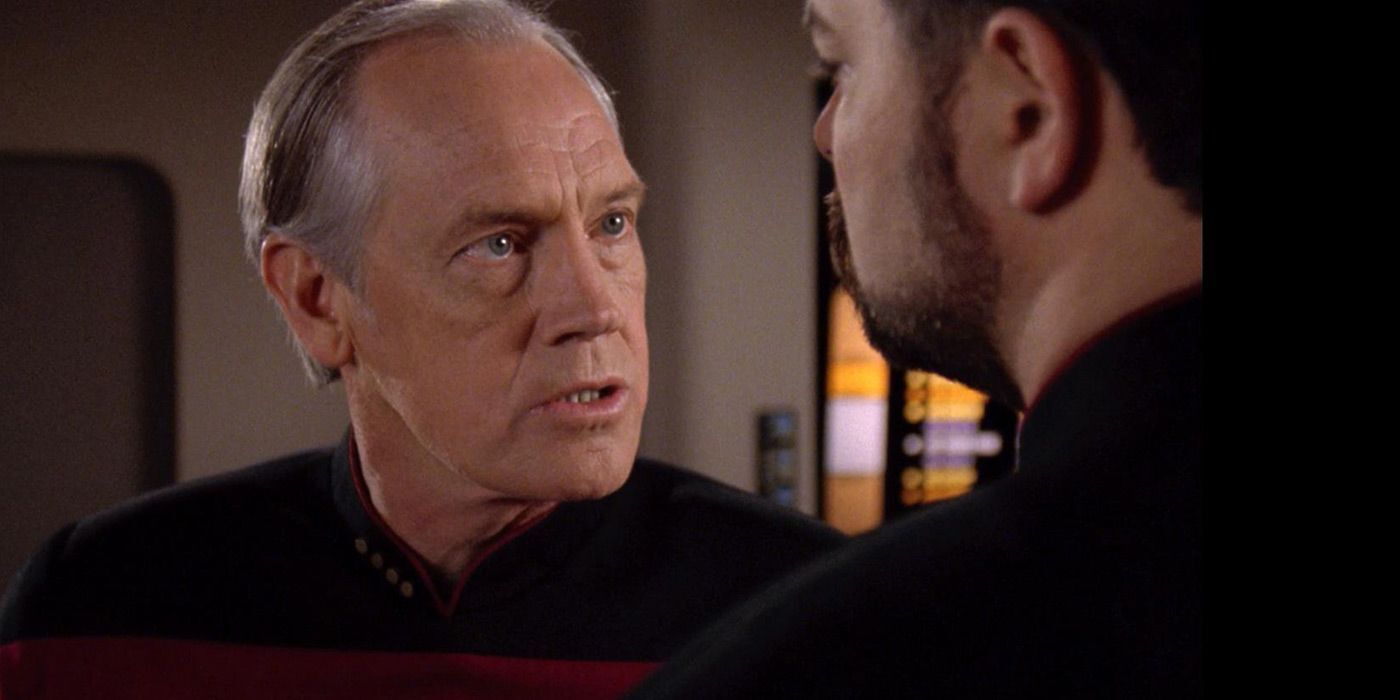 Ronny Cox as Captain Jellico from Star Trek: The Next Generation