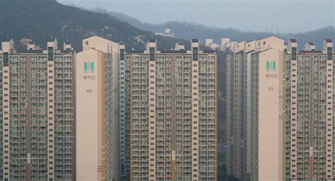 High rise apartments in Seoul